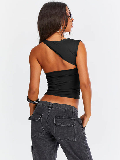 Women's Tank Top One-Shoulder