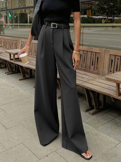 Women's Trousers Woven Fabric Regular Fit