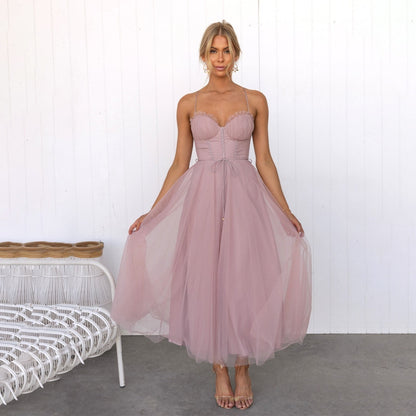 Women’s Formal Maxi Dress – Draped Silhouette for Events and Parties
