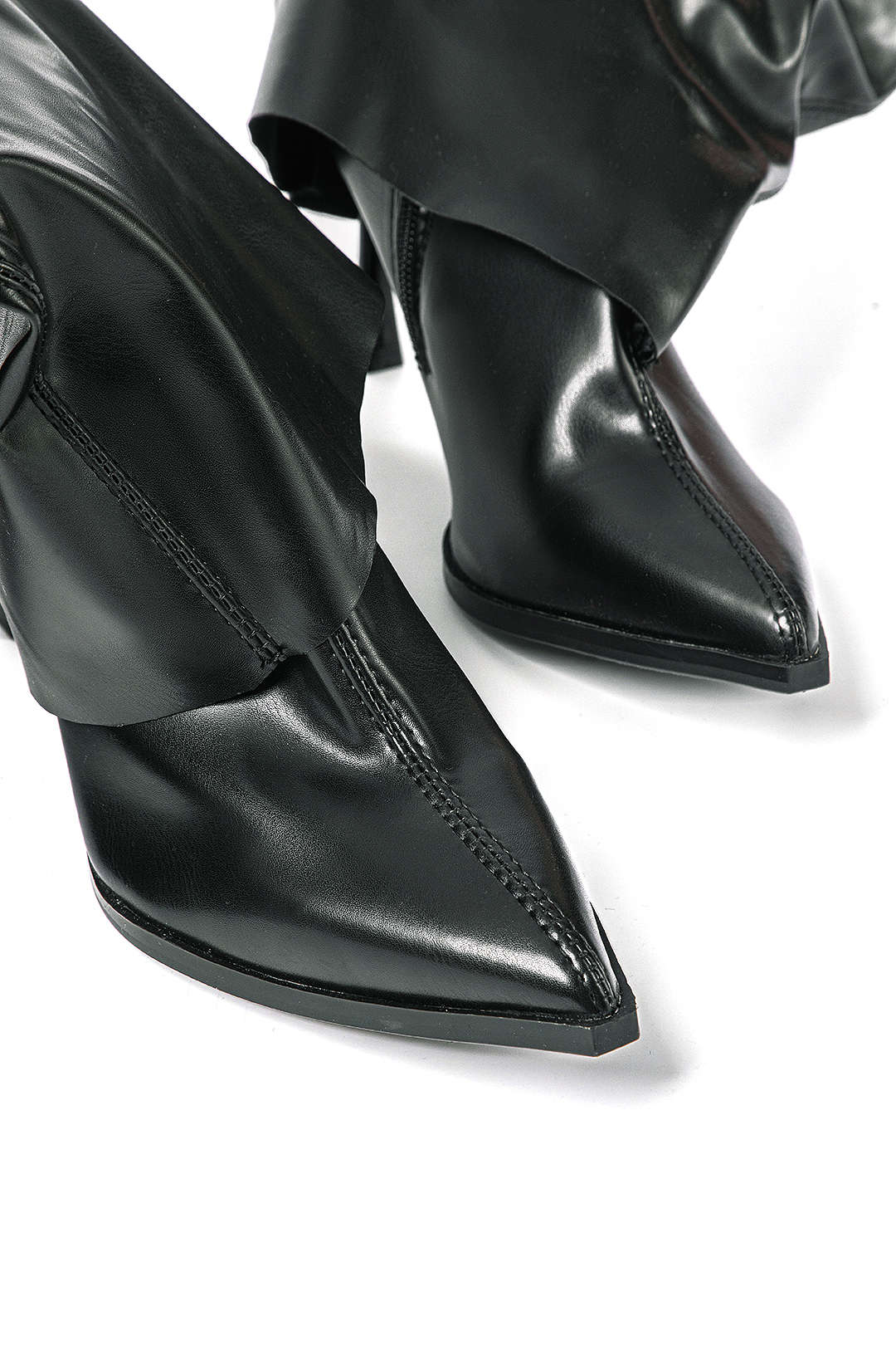 Womens Boots Black Oversized