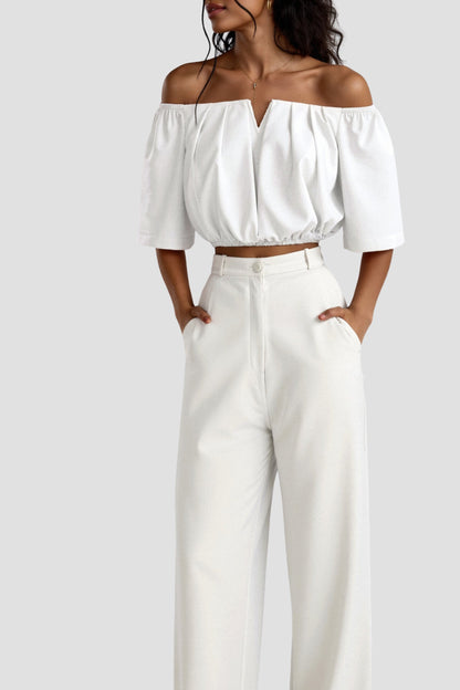 Womens Going Out Top Off-Shoulder V-Neck