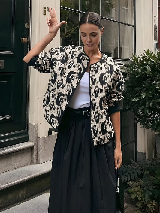 Womens Jacket Animal Print
