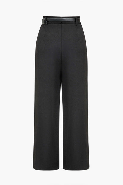Womens Linen Wide Leg Pants