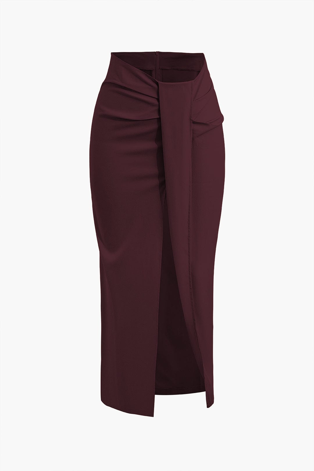 Womens Midi Dress High-Waist