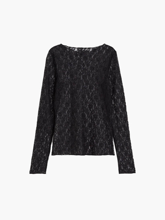 Womens Top Long Sleeve Lace Blouse for Going Out