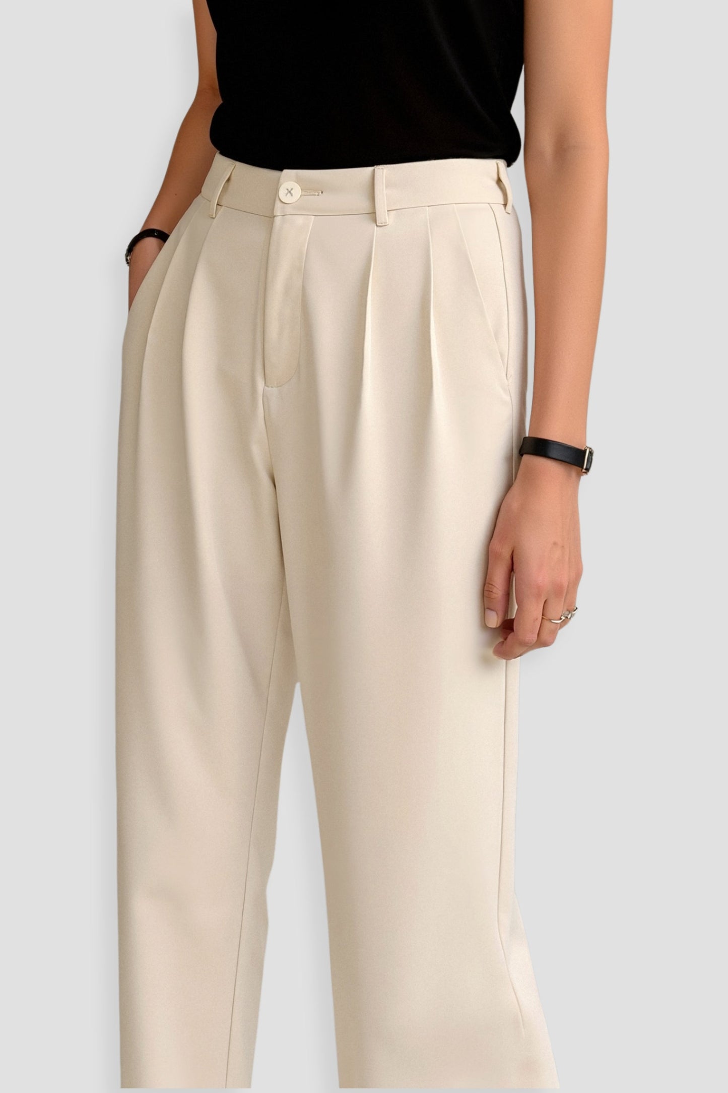 Womens Trousers With Pleats