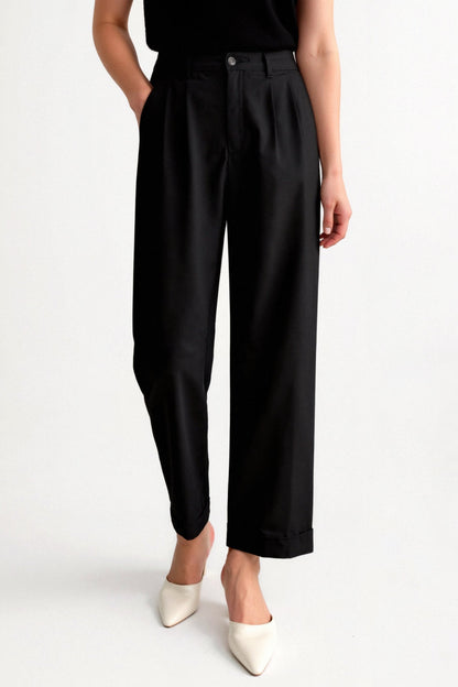 Womens Trousers With Pleats