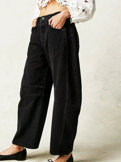Womens Wide Leg Jeans