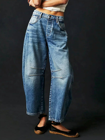 Womens Wide Leg Jeans