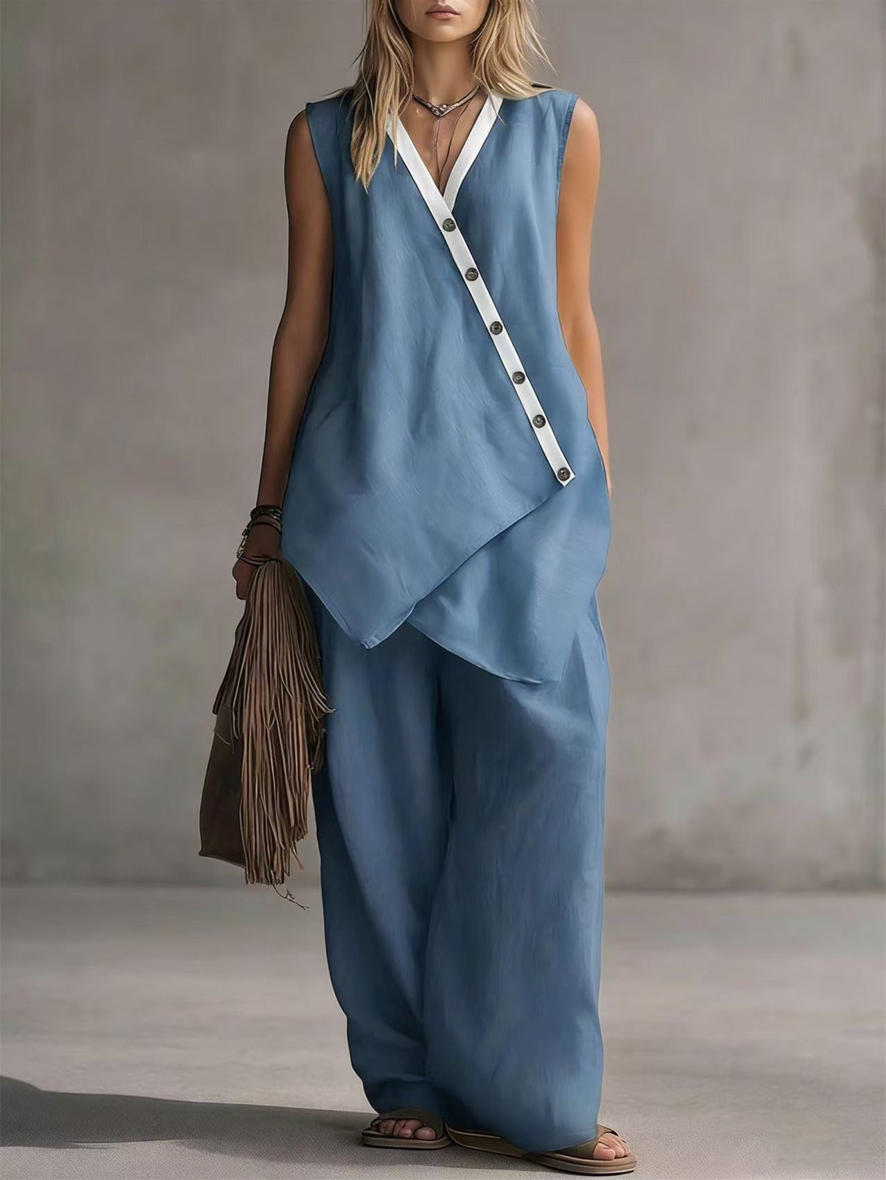 Gentle And Simple Two-piece Set