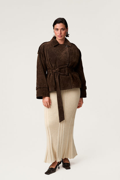 Esme Cropped Trench Coat