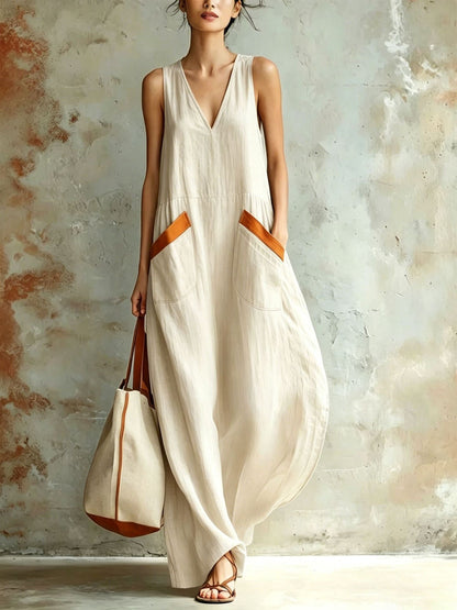 Solid Color Versatile Jumpsuit
