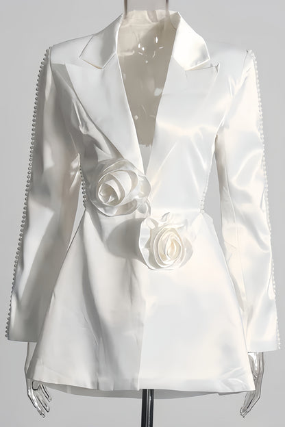 Kari 3D Flower Pearl Blazer