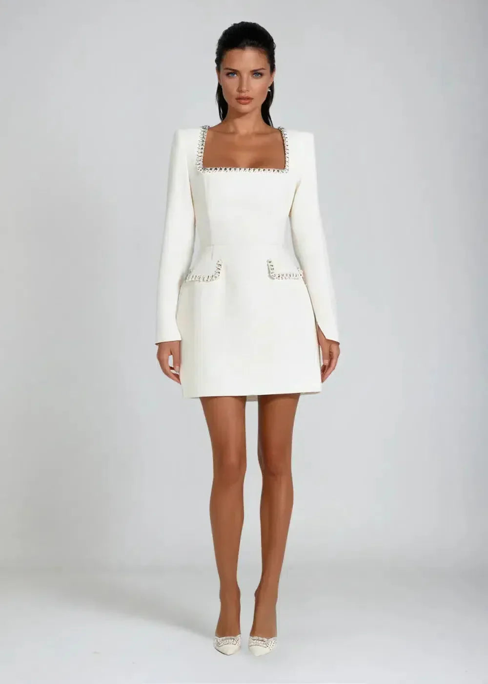 | Mini dress in luxurious fabric