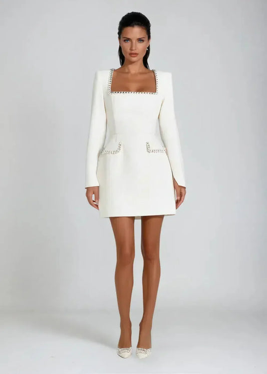 | Mini dress in luxurious fabric