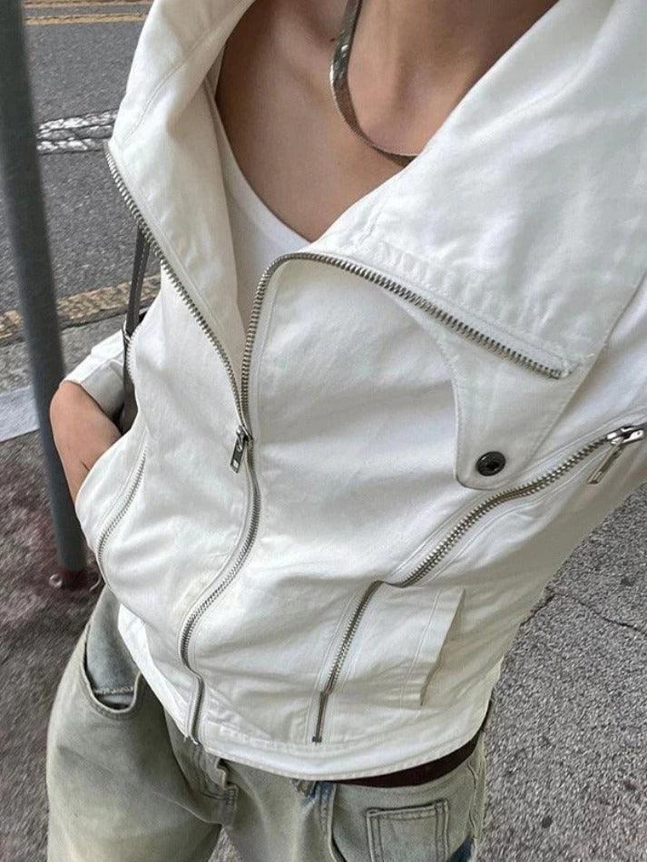 Zipper Detail Y2K Jacket