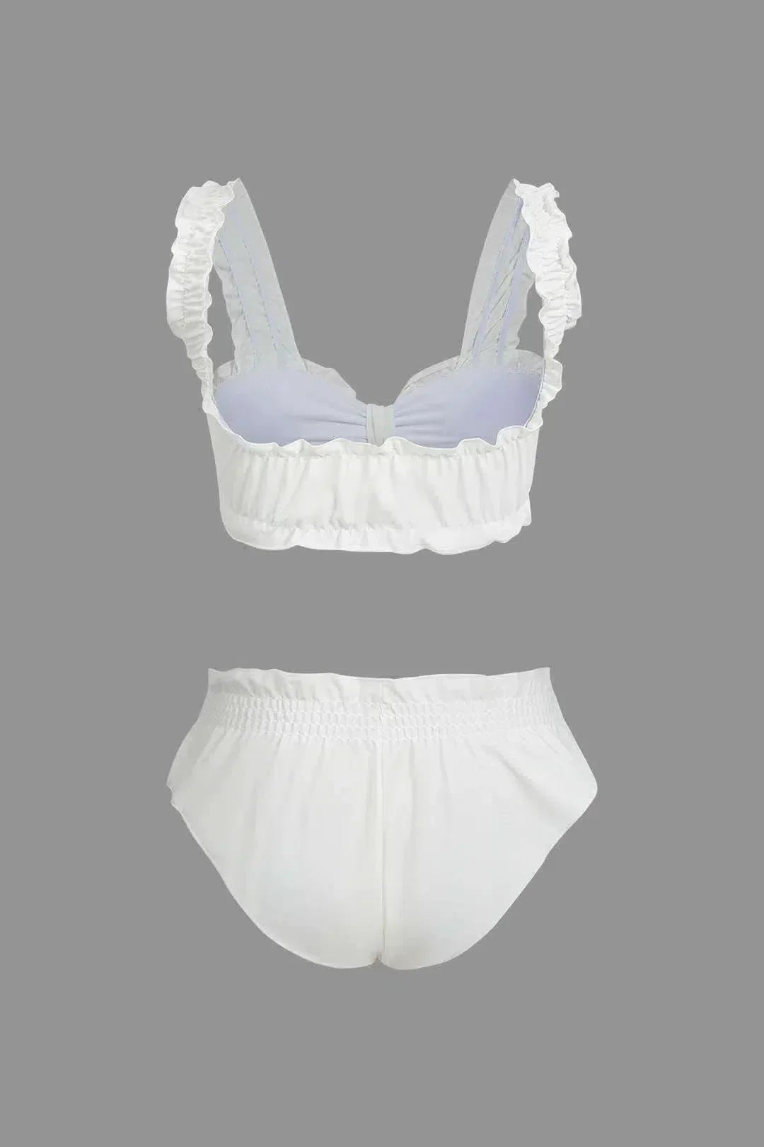 | Frill Trim Bikini Set