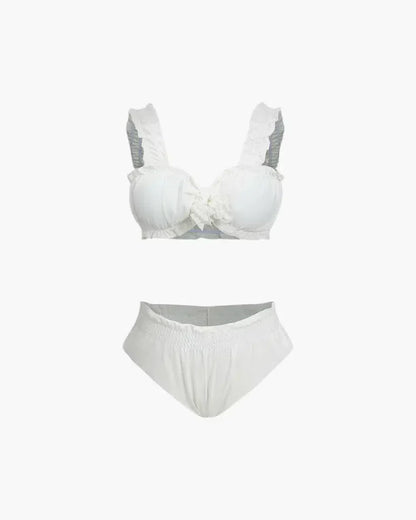 | Frill Trim Bikini Set