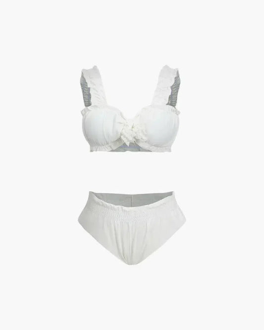 | Frill Trim Bikini Set
