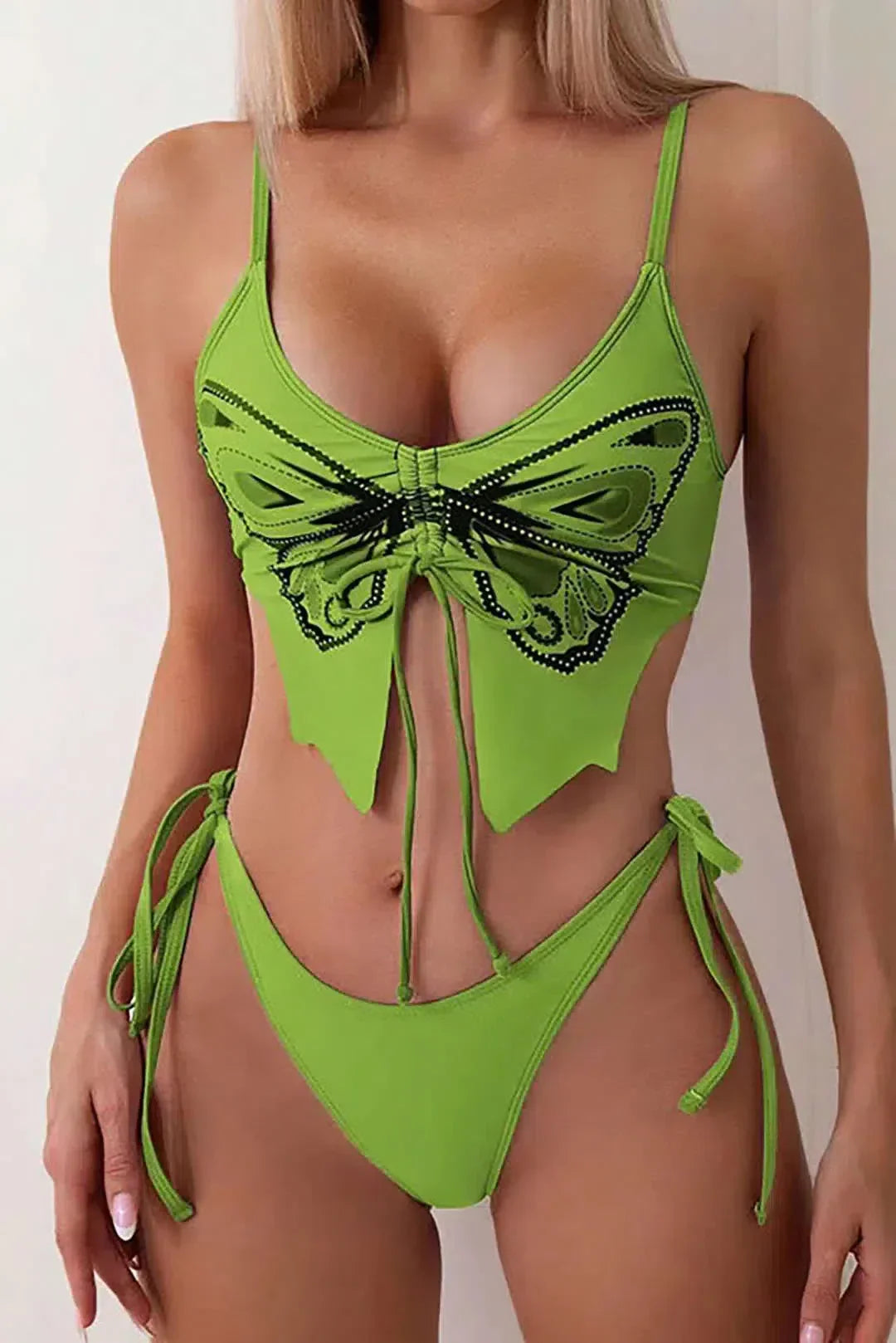 | Butterfly Pattern Swimwear Set