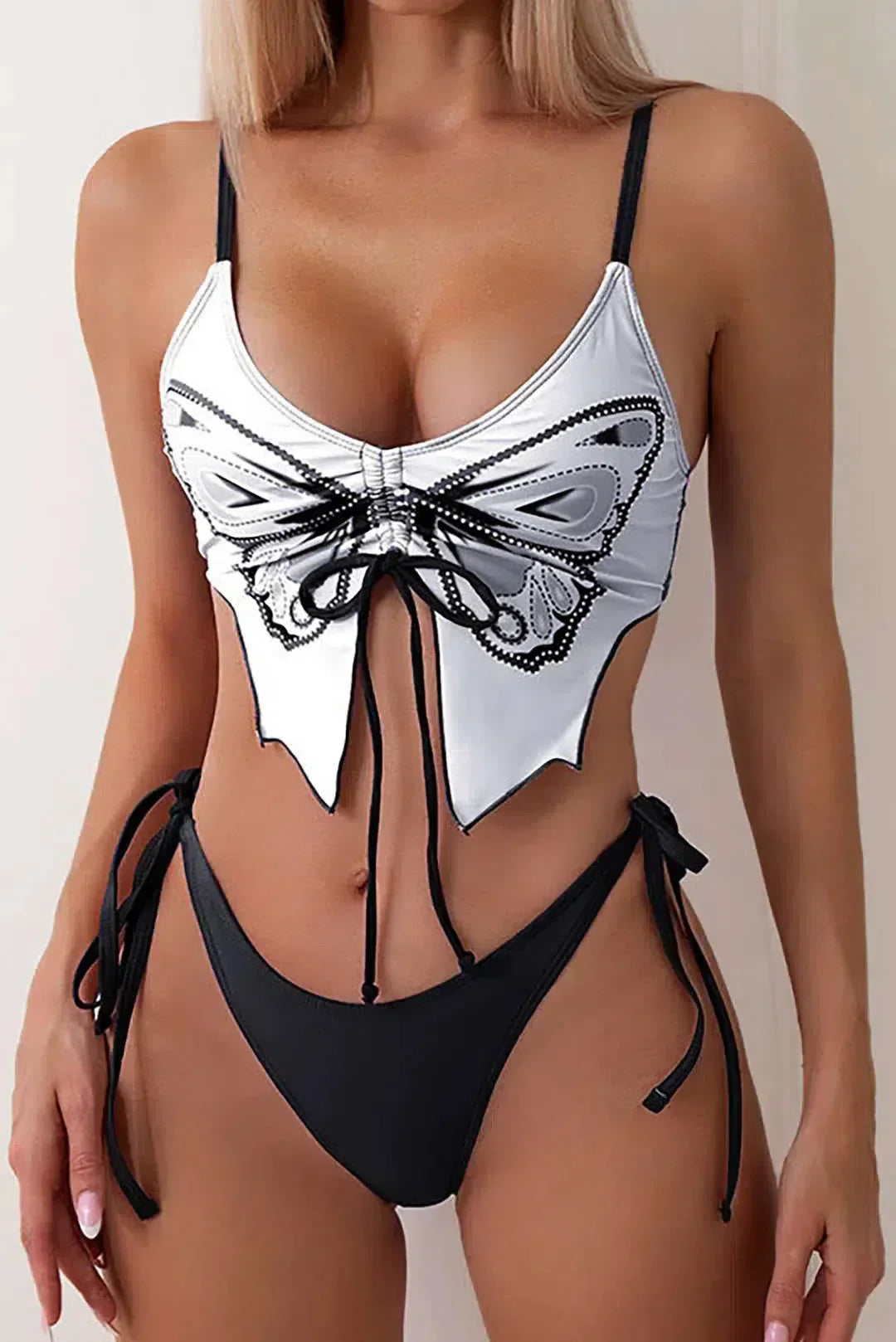 | Butterfly Pattern Swimwear Set