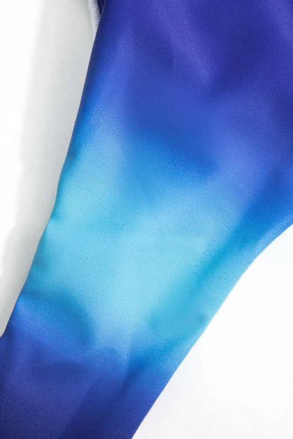 | Ombre bikini set in vibrant gradient