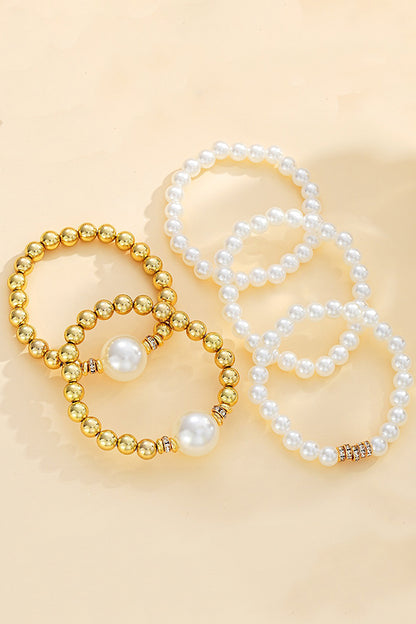Fashionable Pearl Beaded Simple Versatile Bracelet