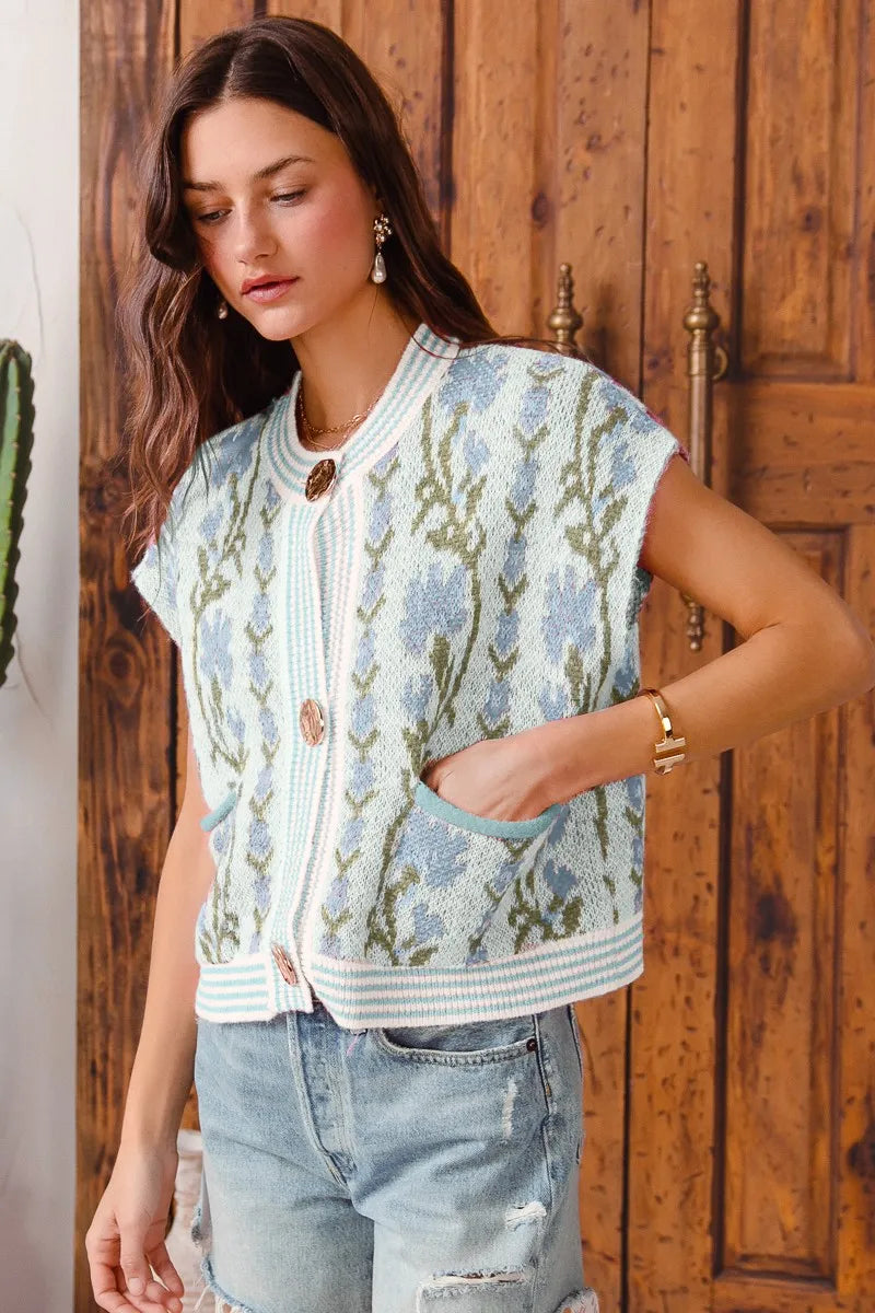 Bleue Knit Vest