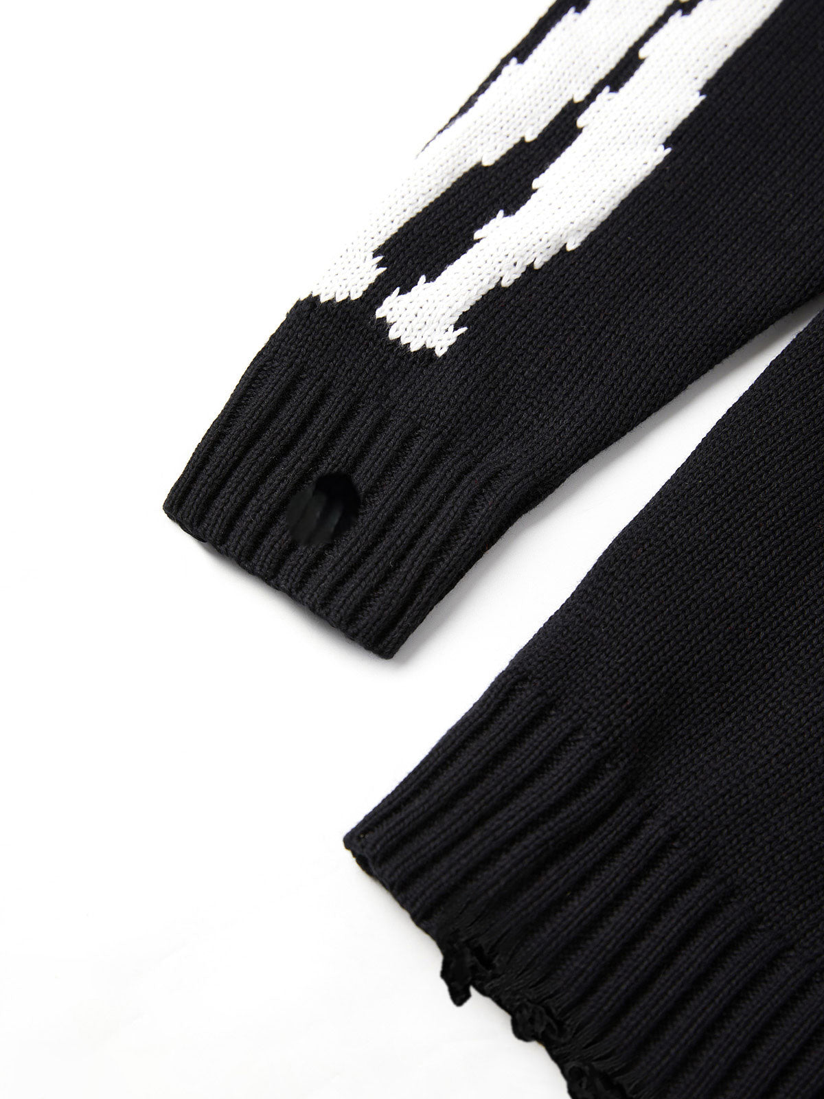 Oversized Skeleton Knit Sweater