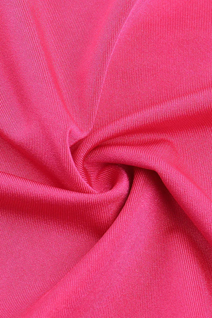 Ruched Tie Back Party Dress
