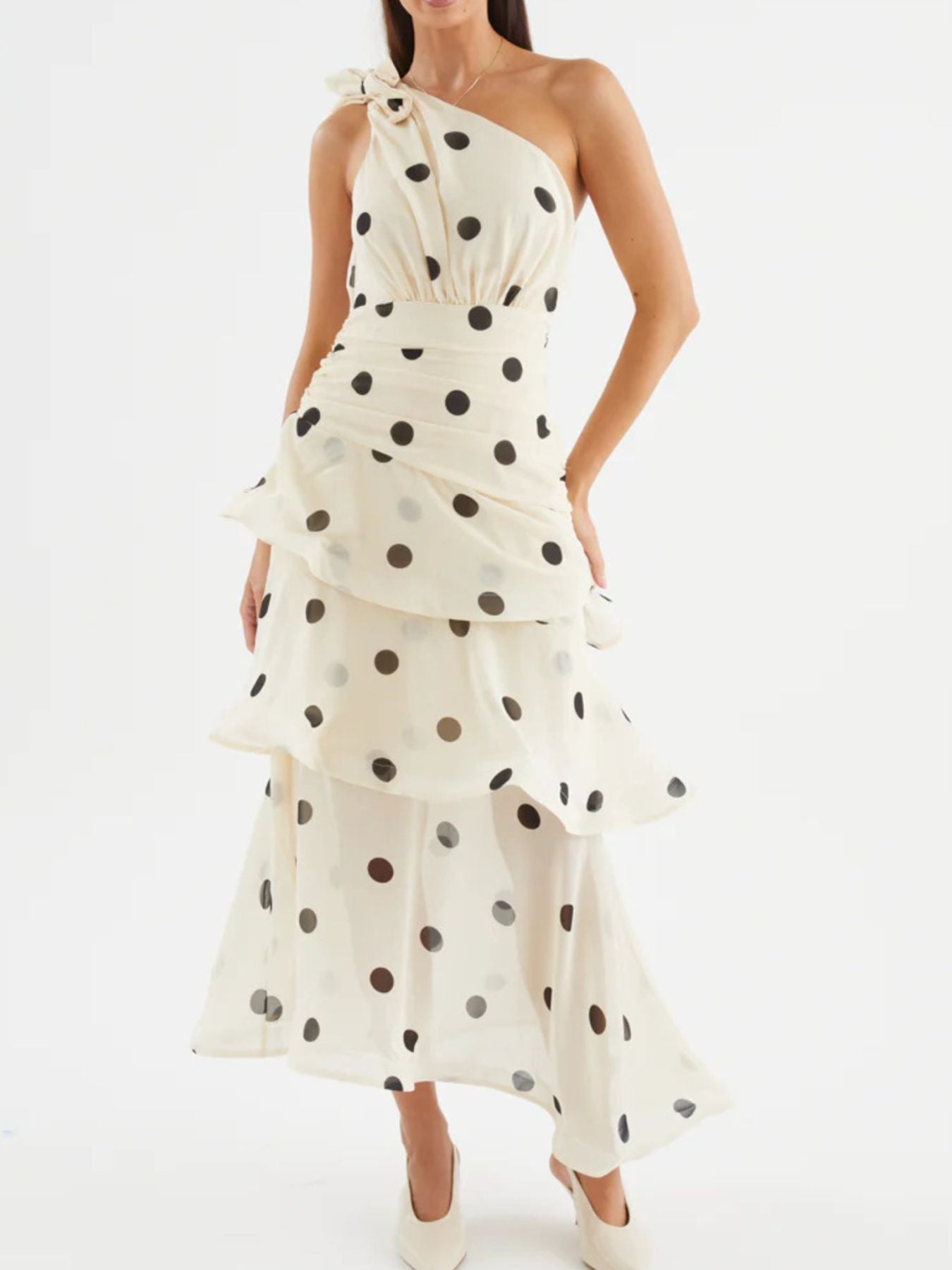 Kline Polka Dot Maxi Dress