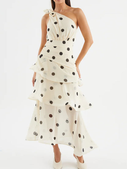 Kline Polka Dot Maxi Dress