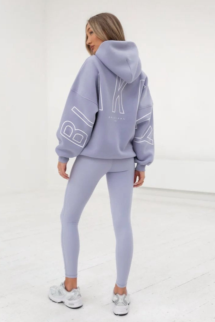 Printed Thick Loose Hoodie
