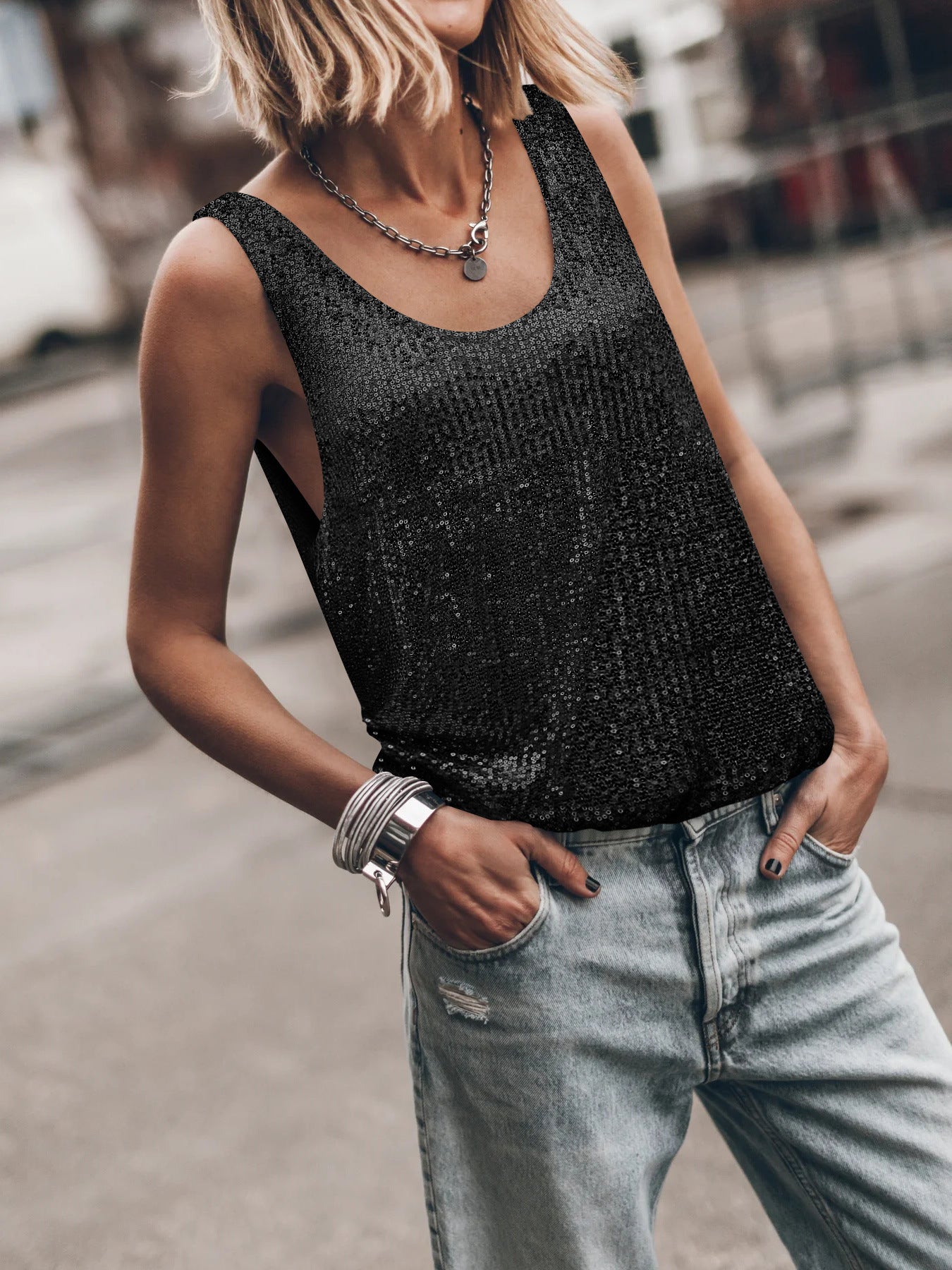 Sequined Camisole