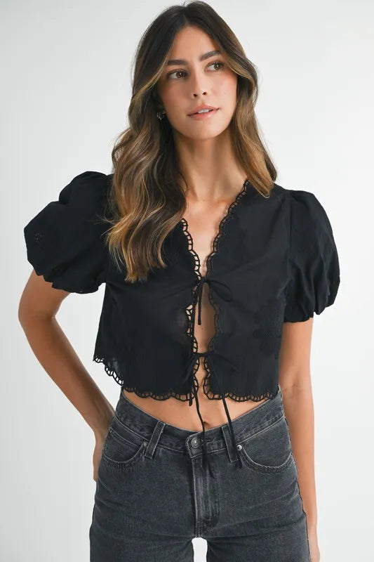 Elise Embroidered Top