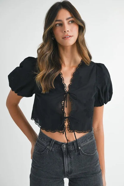 Elise Embroidered Top