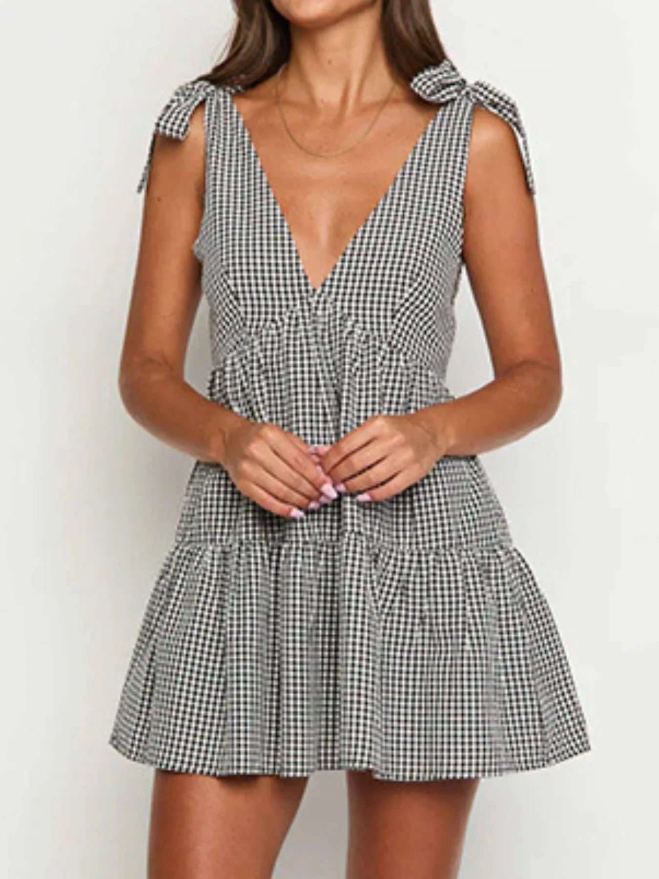 Gingham Mini Dress