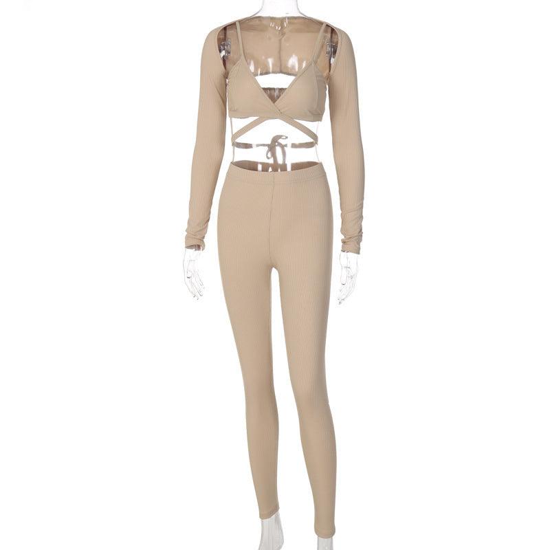 KittenAlarm - Abbigail Solid Pants Set