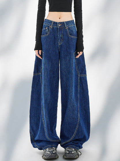 Machete O Shaped Baggy Cargo Jeans