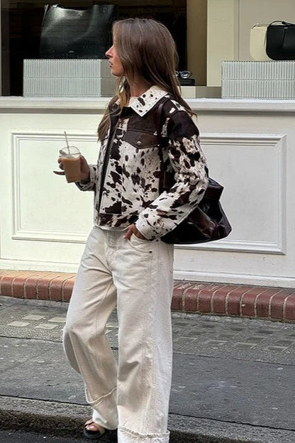 Casual Notch Collar Jacket