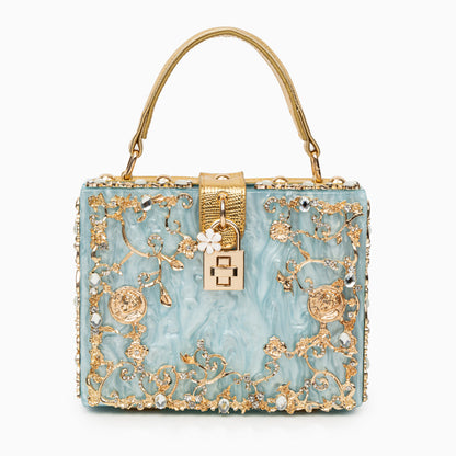 Sky Blue Acrylic Handbag Box