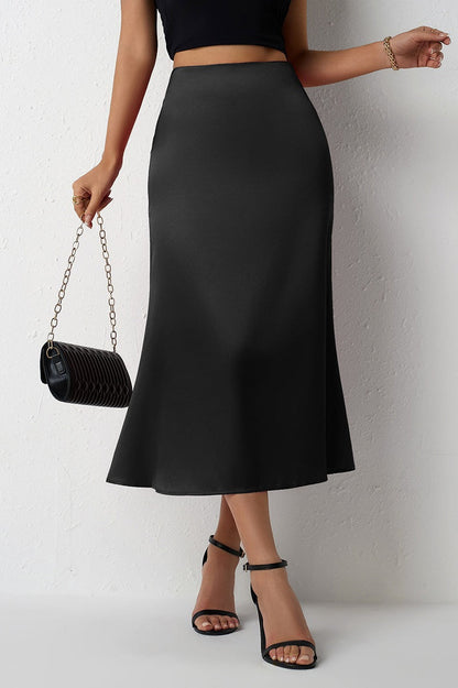 Mermaid Tail Satin Skirt