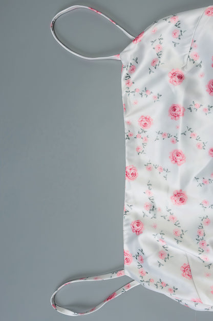 | Floral Off Shoulder Cami Maxi Dress