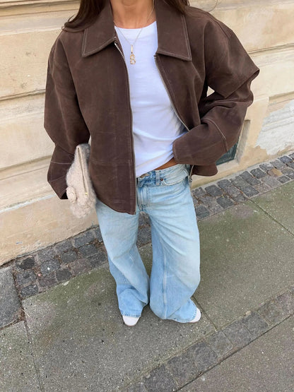 LENA | SUEDE JACKET