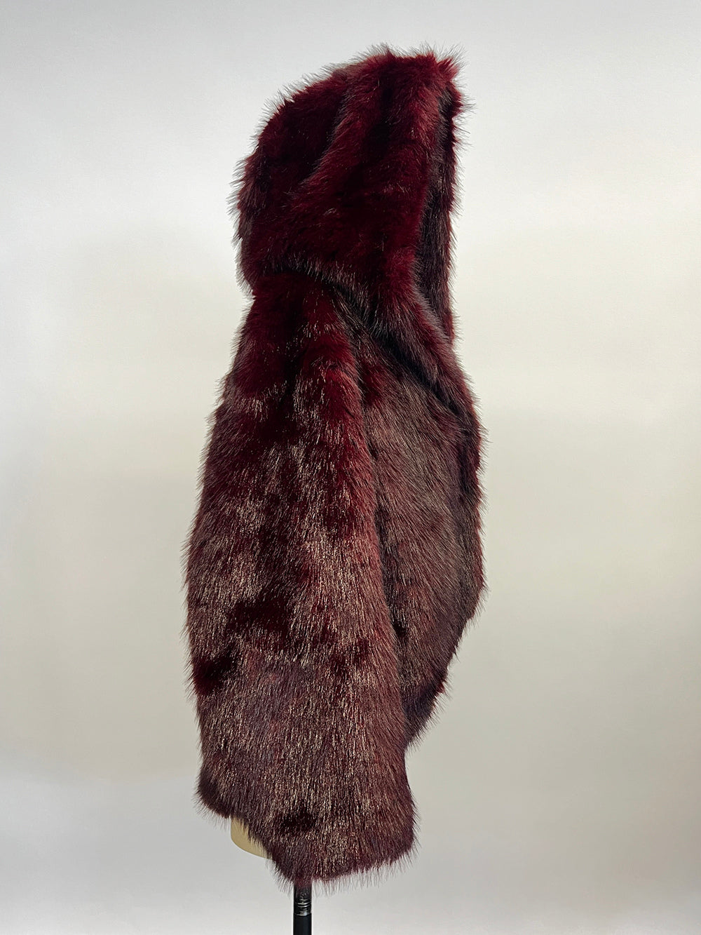 Faux Fur Coats With Hood High Low Design Winter Jacket For Women 2026