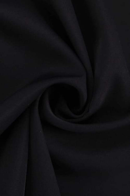 Deep V-Neck Bishop Sleeve Ruched Waist Pleated Mini Dress