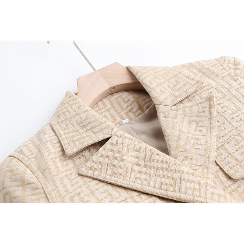 KittenAlarm - Annis Crop Top blazer & Mini Shorts Set