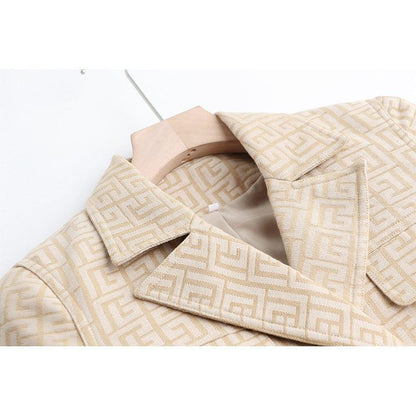 KittenAlarm - Annis Crop Top blazer & Mini Shorts Set