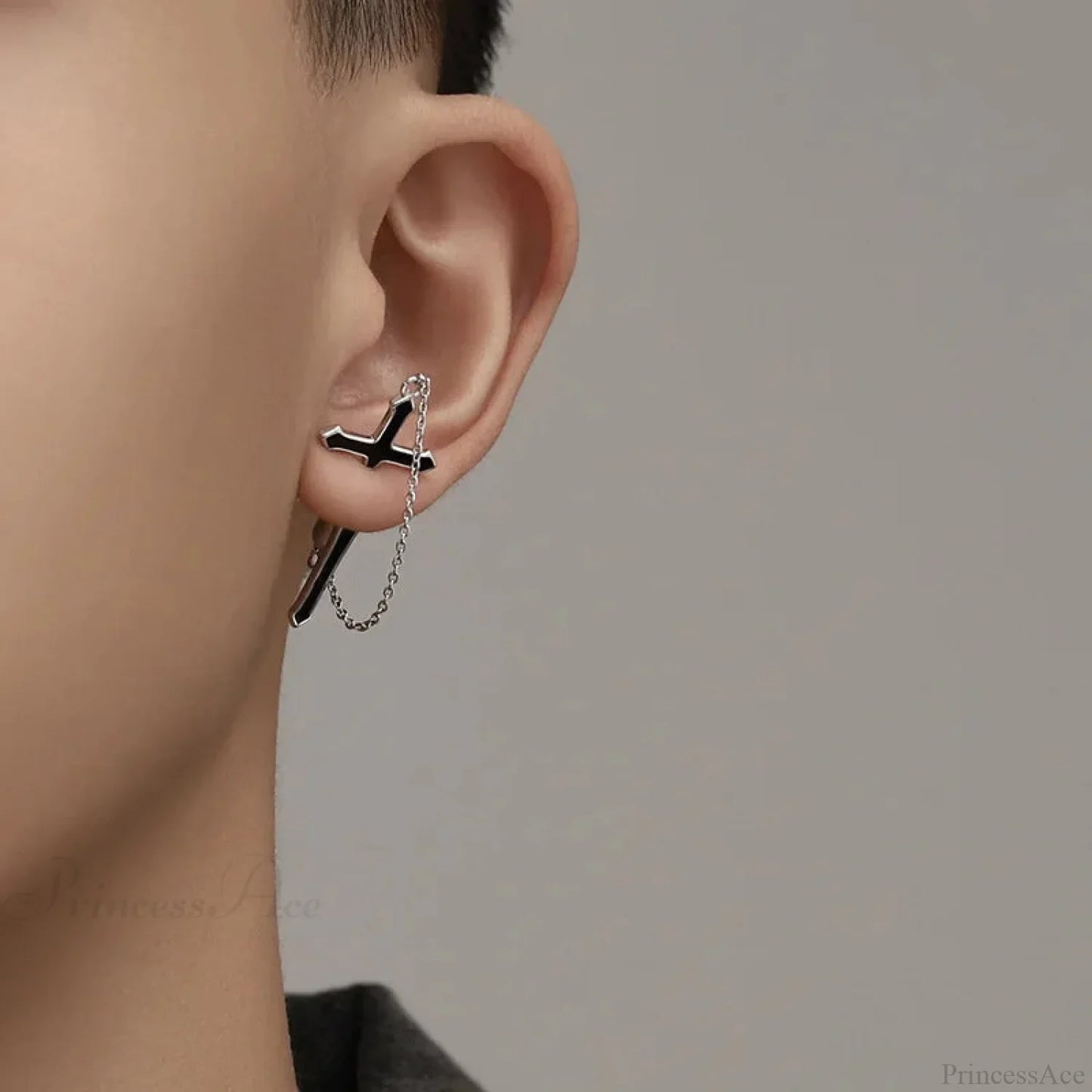Antique Dim Gothic Blade Stiletto Earring