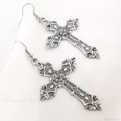 Antique Fairy Wings Grunge Dangling Earring